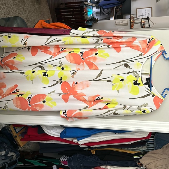 Spring floral dress size 18-20 worn once - Picture 1 of 4